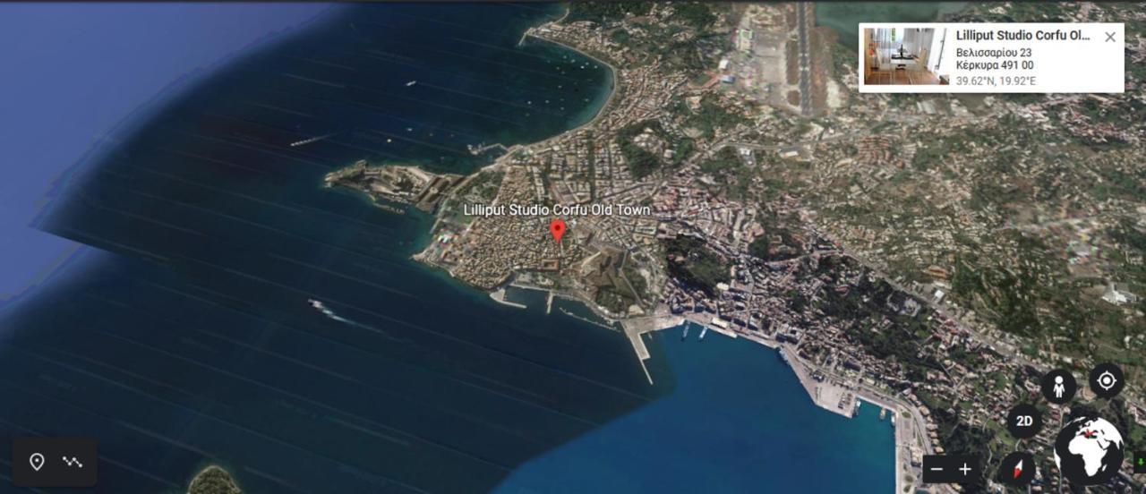 Lilliput Studio Corfu Old Town Bagian luar foto